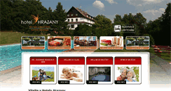 Desktop Screenshot of hotelhrazany.cz