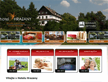Tablet Screenshot of hotelhrazany.cz